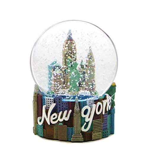 Skyline New York City Snow Globe Souvenir Figurine 80mm from NYC Snow Globes Collection - Thumbnail 3