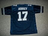 Brandon Aubrey Jersey #17 Dallas Custom Stitched Blue Football Various Sizes New No Brand/Logos Size M