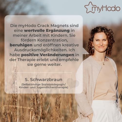myHodo Crack Magnets Premium Set (1150+ Stück, 5-7mm) - Bunte Magnetsteine (Sanfte Magnetkraft) | Magnete für Stressabbau & Kreativität, Sensorisches Spielzeug | ASMR Trigger & Magnetspiel Edition