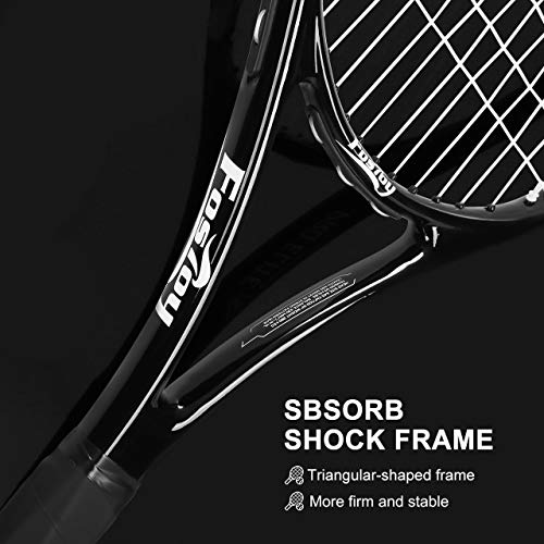 image for Fostoy Adult Recreational Tennis Racket, 27 inch Tennis Racquet with C