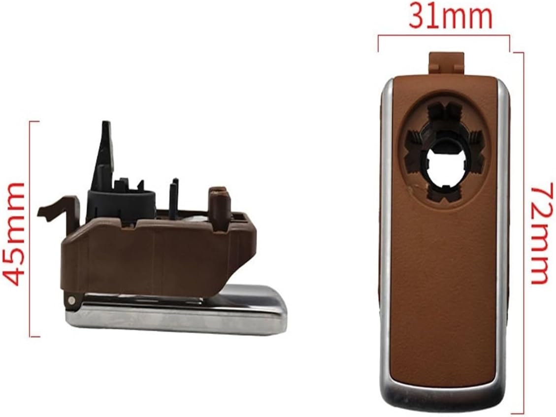 W213 W257 W238 Car Glove Box Handle Toolbox Latch Cover Lid Lock Switch Fit for Benz E CLS Class E200 E260 E300 CLS350(Beige)