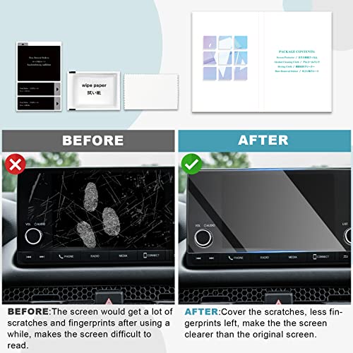 Image of CDEFG 2023 Accord 7 inch Screen Protector for 2023 Accord EX XL 7 Inch Tempered Glass Screen Protector Foils Navigation Radio Touch Screen Display Screen Protective Film 2023 Accord XL EX Accessories