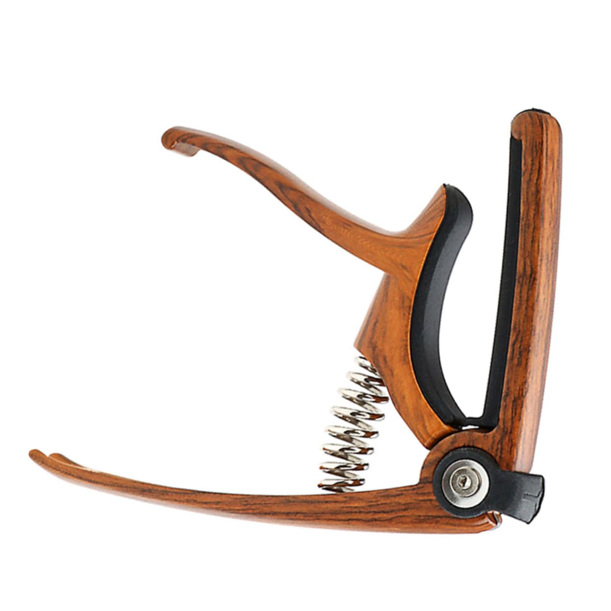 Cejilla De Guitarra Color Marrón Hecha De Zinc De Tensión Accesorio Para Guitarra Acústica Clásica y Ukelele Para Tocadores
