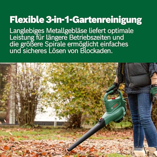 Bosch električni usisavač/puhač za lišće UniversalGardenTidy 3000
