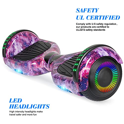 Image of FLYING-ANT Self Balancing Scooter, 6.5 inch Two-Wheel with Bluetooth and Flashing LED Lights