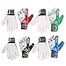 Csnbfiop Soccer Goalie Gloves Goalkeeper Gloves with Wrist Protections Strong Grip Goalkeeper Gloves for Youth Adults
