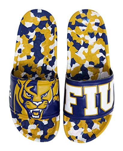 Hype Unisex Florida International University Slide Sandals - Gold & Blue