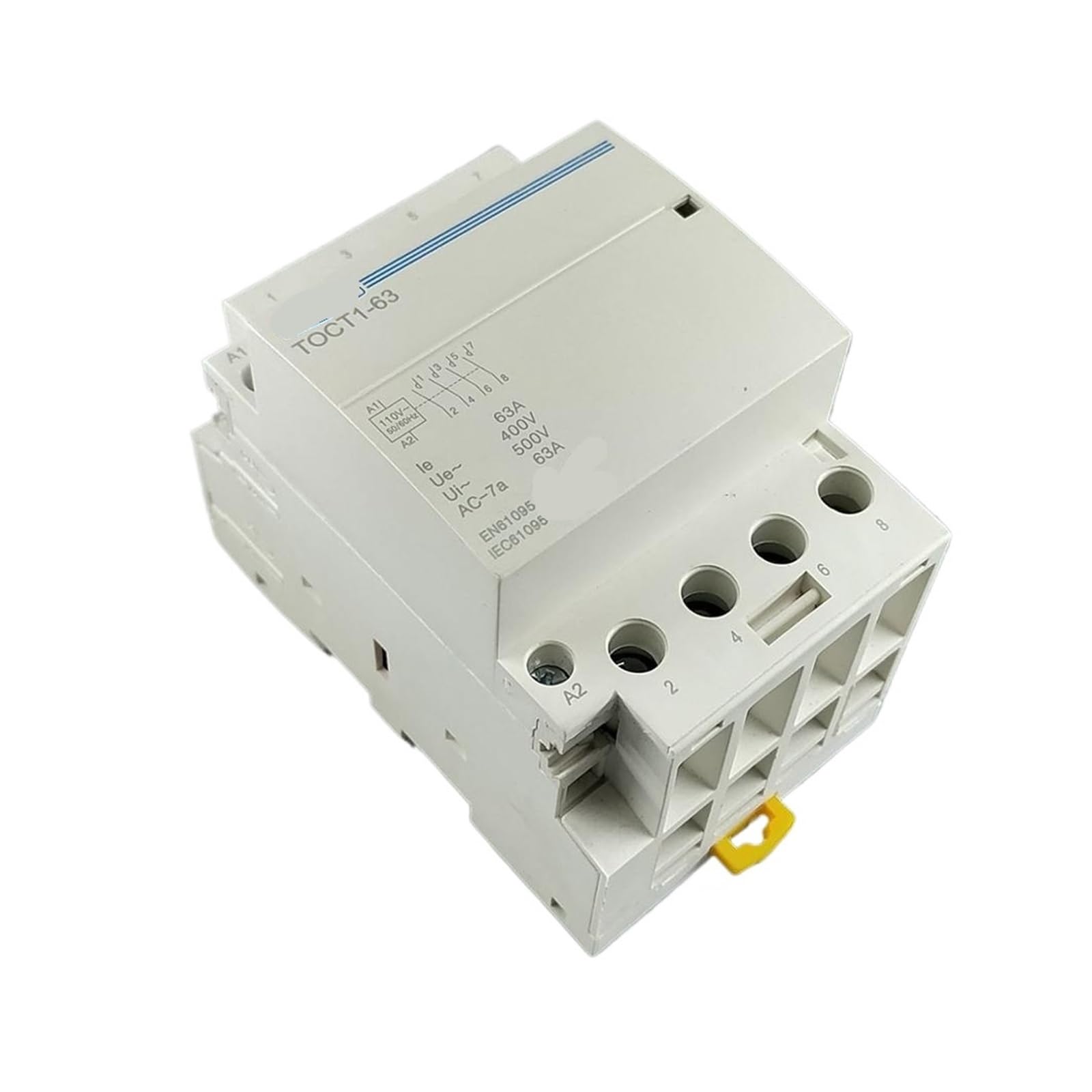 Contacteur modulaire 4P 63A 110V de haute précision pour gestion de charge domestique