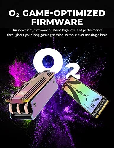 Sabrent Rocket 4 Plus-G 1TB Advanced Gaming M.2 PCIe NVMe SSD, up to 7GBps (SB-RKTG-1TB)