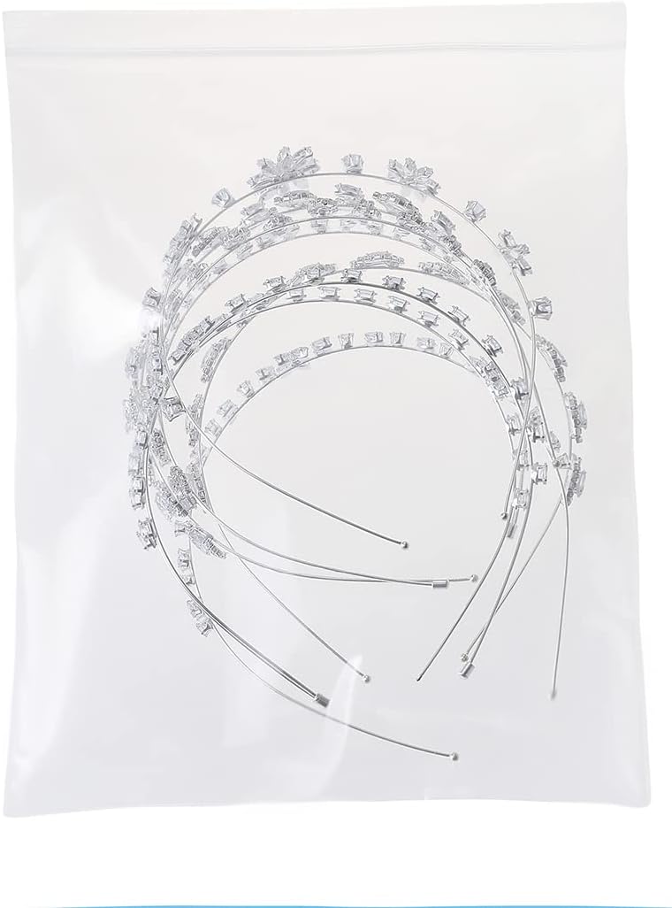 1000PCS 8"x10" Clear Small Plastic Resealable Poly Zip Bags Lock Baggies For Packaging Photo Card Jewelry Bag Durable Thick 2.4 Mil