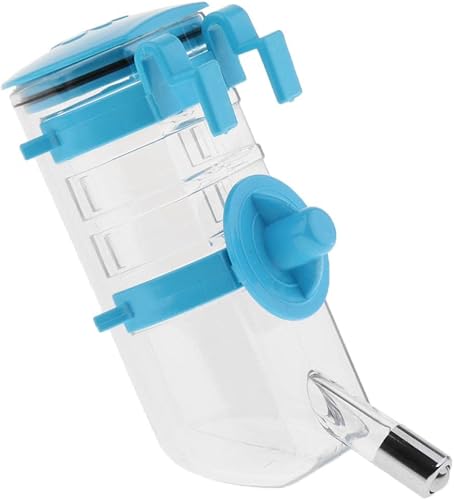 Miniatura 2 de Dispensador de agua ajustable para jaula de perrera para perros, azul