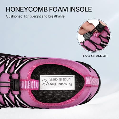 Image of ATHMILE Water Shoes for Men Women Quick Dry Aqua Shoes with Toe Protection