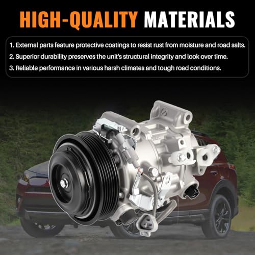 AC Compressor with Clutch 198310 for Toyota RAV4 2.5L 8832042140 by Hemipors - Used condition - Image 6