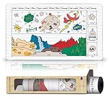 Paramint Sketchy Notebook, Exile Bottom (Stitched) - MTG Playmat with Zones - Compatible with Magic the Gathering Playmat - Play MTG, YuGiOh, TCG - Original Play Mat Art Designs & Accessories
