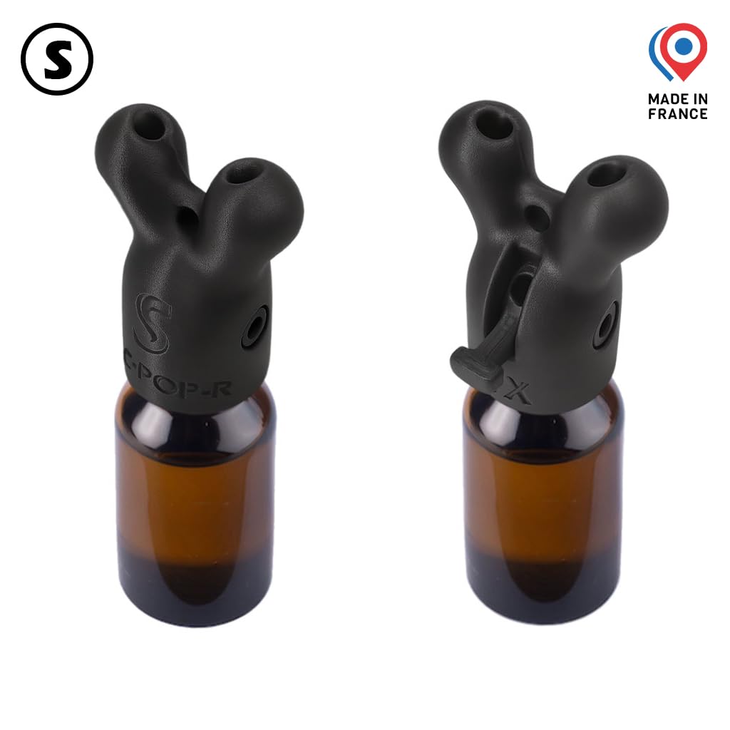 Bouchons Inhalateurs ETANCHE et REFERMABLE pour Poppers GC-POP-R™ (TAILLE S)