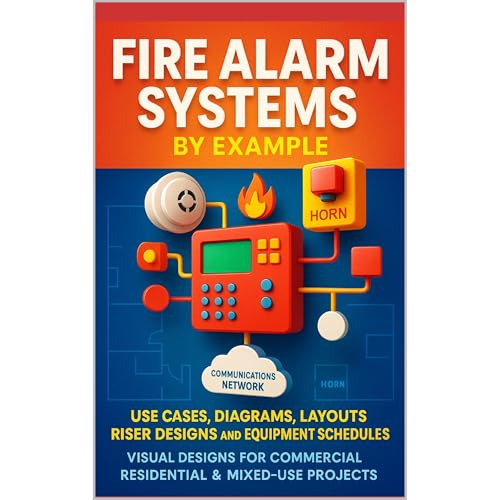Fire Alarm Systems Sample Design Drawings: Use Cases, Diagrams, Layouts, Riser Designs and Equipment Schedules Audiolibro Por Evan M. Calderon arte de portada