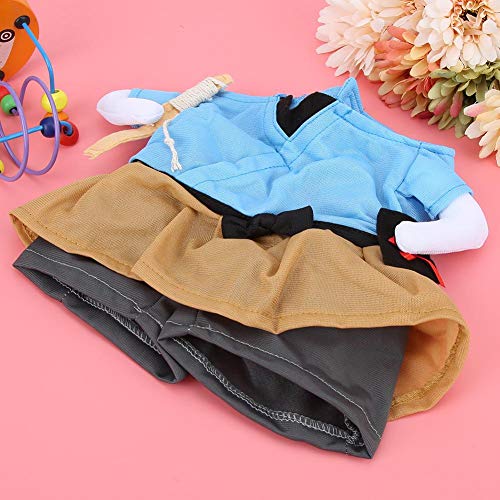 Dog Costume, Polyester Funny Samurai Upright Pet Costume Halloween Party Cosplay Fashionable Clothes Dress Up For Dog Cat (L) #TOP7