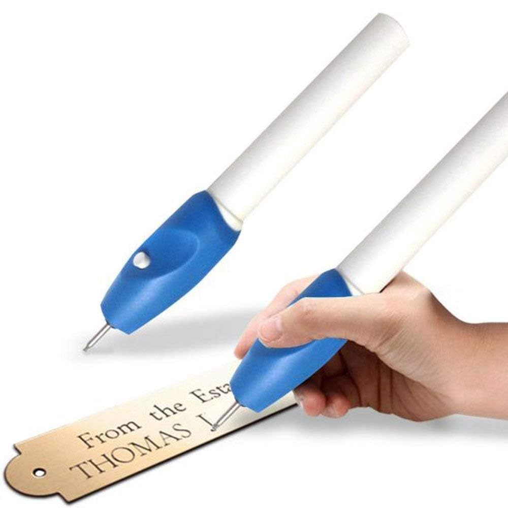 Electric Engraving Pen Etching – DIY Compact Name Writing Engraving Machine for Metal, Glass, Jewellery, Wood & Plastic with Extra Nib Handy Electric – Ideal Tool for Crafting and Marking-image-10