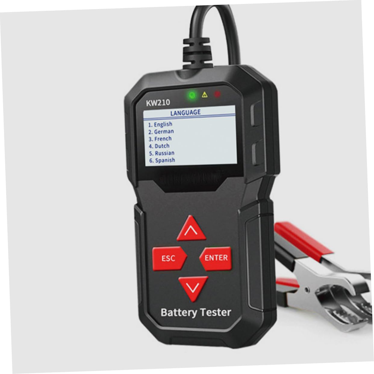 1 Set Professional Car Battery Tester Design for Accurate Battery Testing Compact Durable Supports Xp Online Upgrade Data Printing