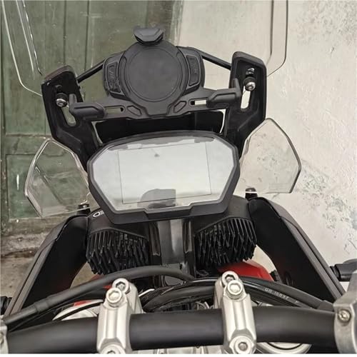 Support navigation moto Tiger 900 rigide et anti-vibrations 12mm - 4