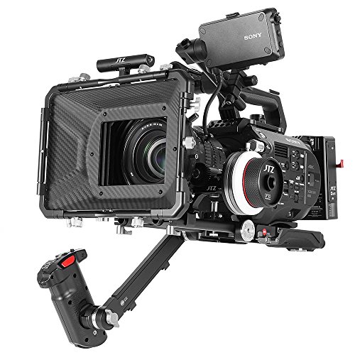 Jtz Dp30 Cine Lens Carbon Fiber 4X4 Swing-Away Matte Box With 15Mm/19Mm Rod Rail Rig For Sony Fs5 Fs7 Arri Red Canon C100 C200 C300 Bm D Blackmagic Bmpcc Bmcc Pocket Cinema Panasonic Camera #TOP7