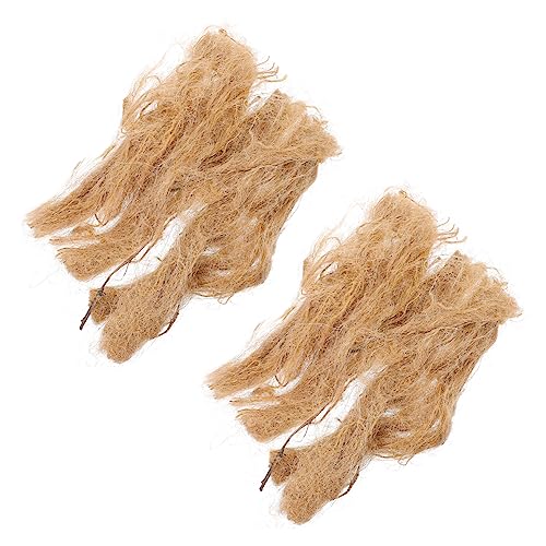 ARTSEWPLY 2packs Outdoor Fire Starter Tools Jute Silk Lighter Kit for Camping and Hiking Weather-Resistant Outdoor Survival Supply Easy to Use for Beginners and Professionals