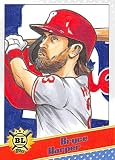 2020 Topps Big League Baseball Star Caricature Reproductions #SC-BH Bryce Harper Philadelphia Phillies Official MLB BL Trading Card
