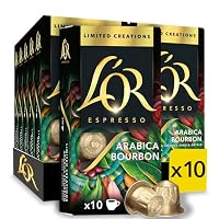 L'OR Espresso Limited Creations Costa Rica Coffee - 100 Aluminium Capsules Compatible with Nespresso Machines (100 Capsules - 10x10 Pods Pack)