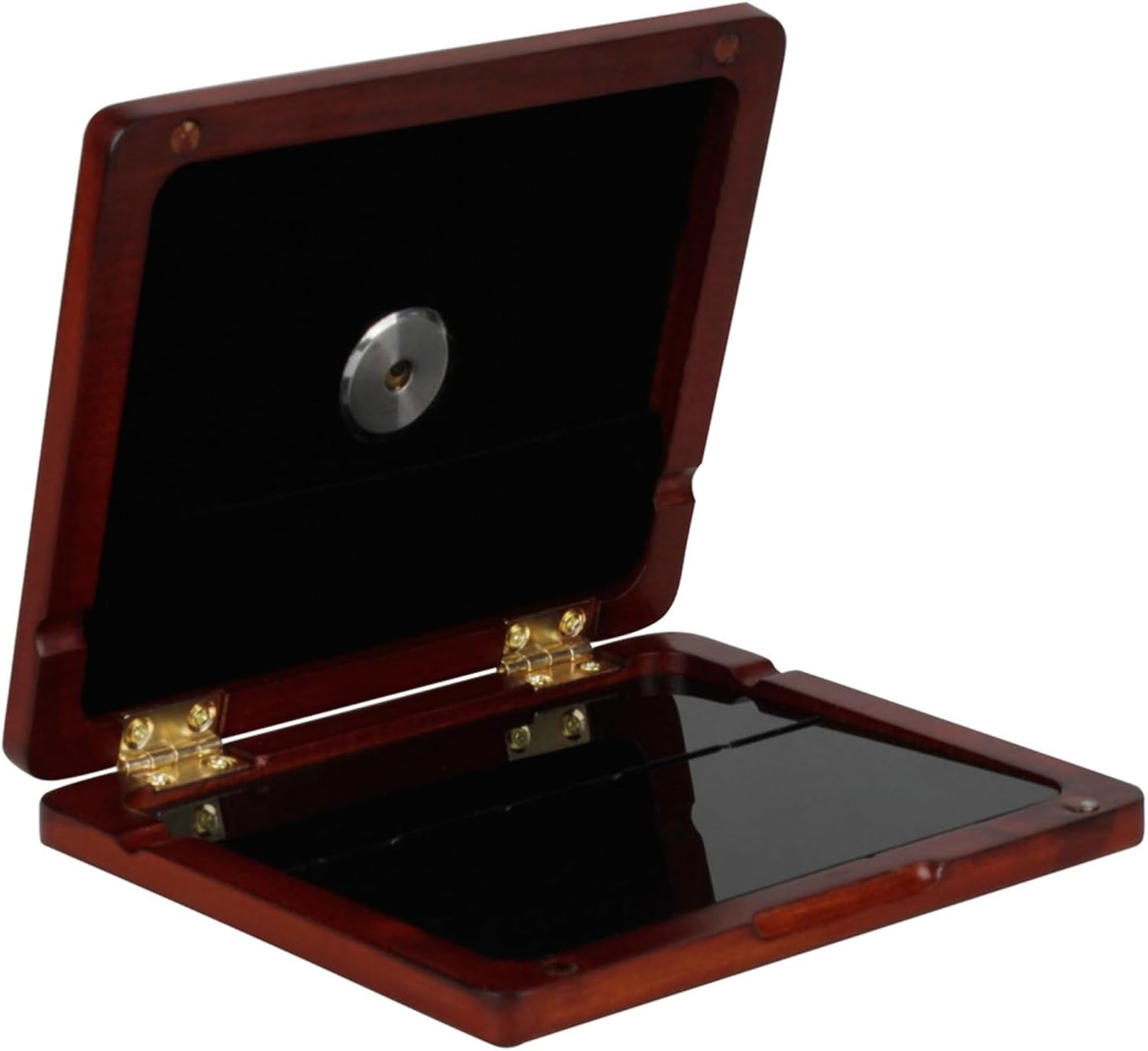 Woodwind Case Storage Box Holder Organizer With Built In Humidity Meter And Elastic Bands Wooden Body With Secure Hinges suitable for rehearsals practice