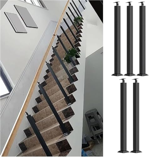 Kit garde-corps sur pied réglable pour sécuriser les angles difficiles d'escalier