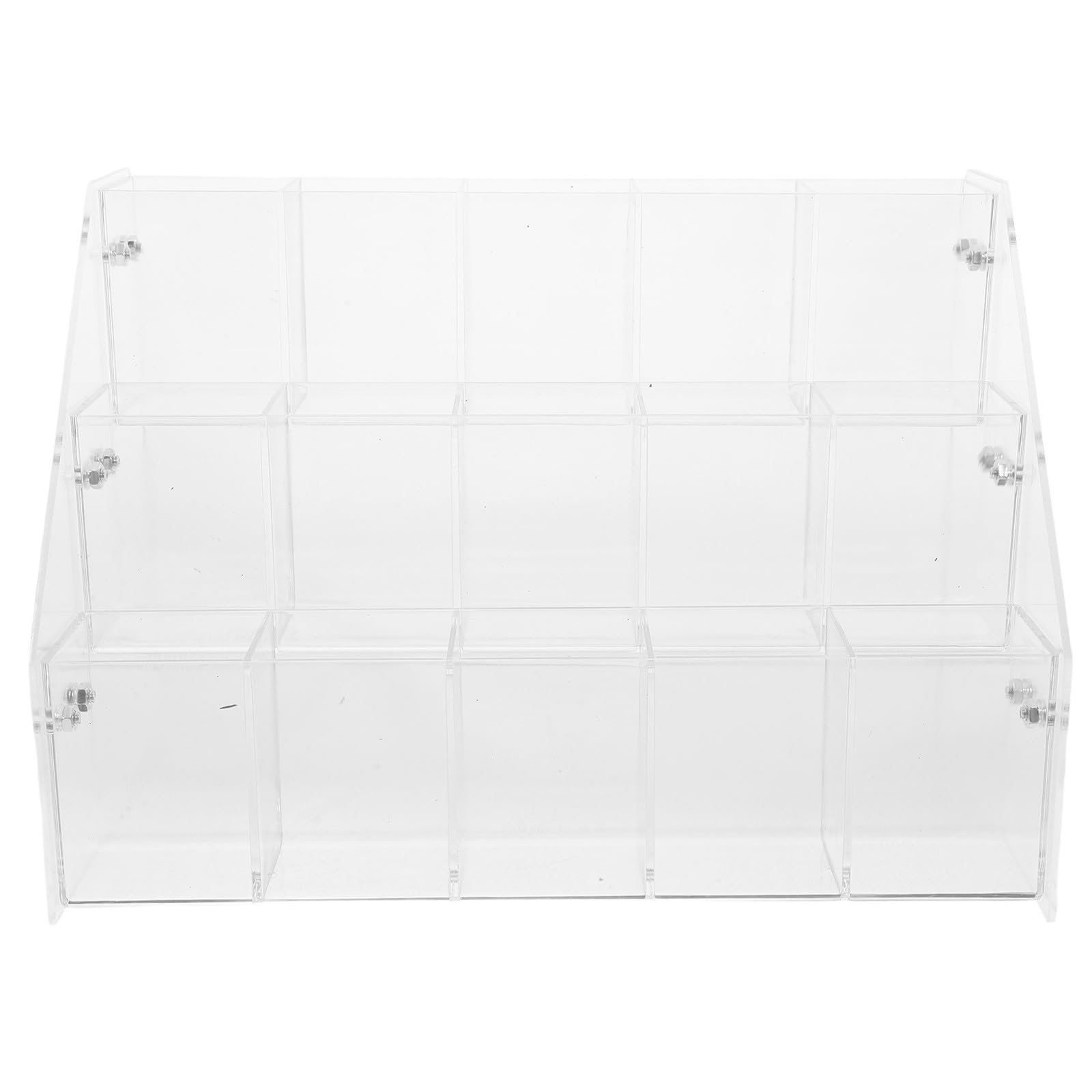 Porte-crayons acrylique 3 niveaux pour organiser vos stylos et feutres de bureau