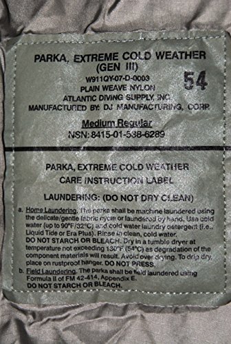 Us Army Ecwcs Gen Iii Level 7 Extreme Cold Weather Set (Parka & Pants) - Medium Regular #TOP3