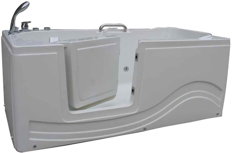 Lay Down Walk-in Tub (Right Door - Air Jets)