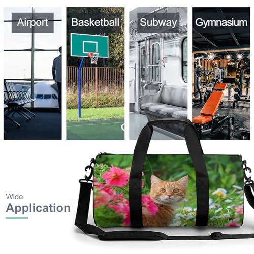 Sac week-end chat et fleur pour voyager léger sans contrainte