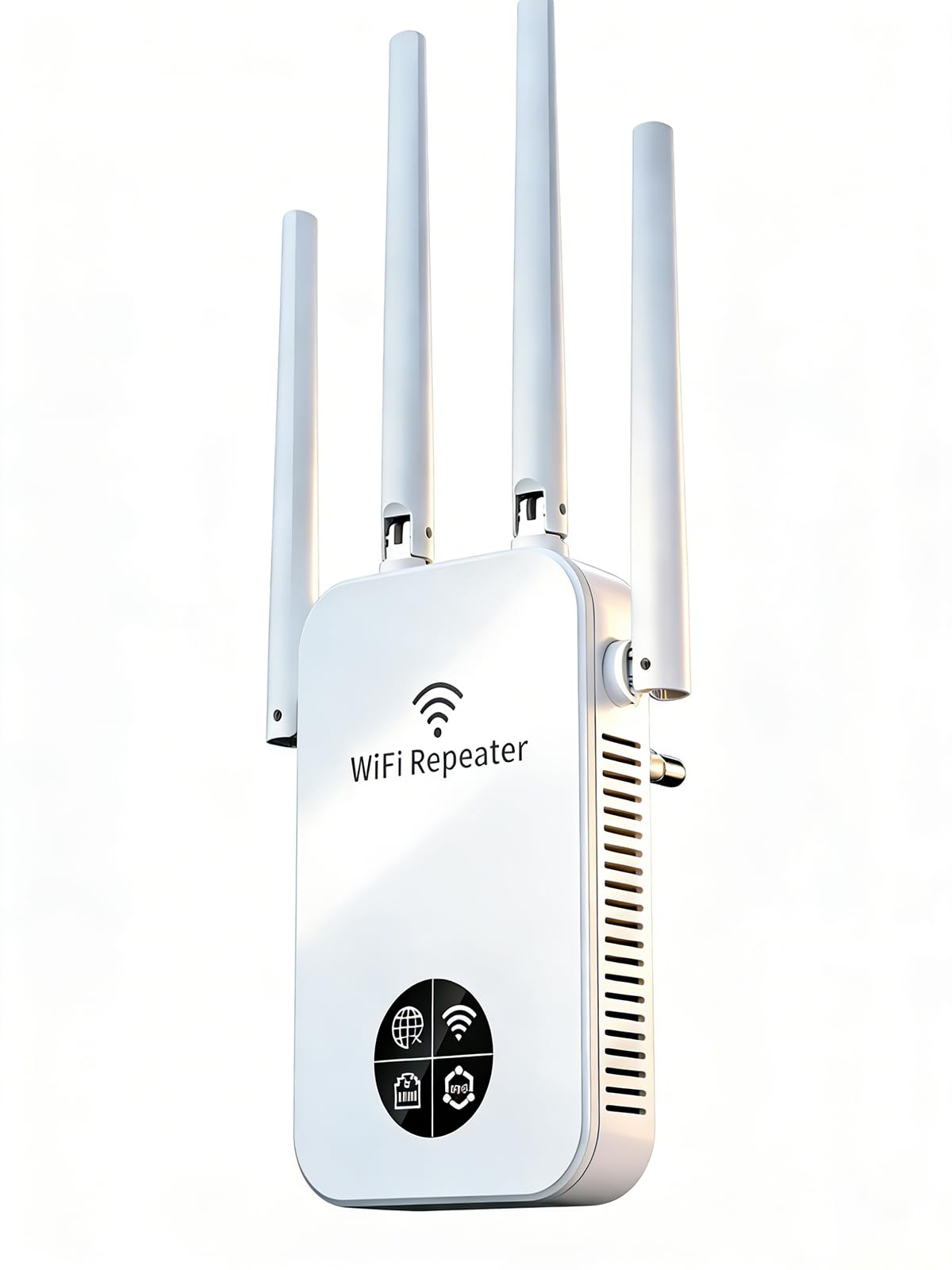 Wzmacniacz Wi-Fi 1200 Mbit/s wzmacniacz WLAN, 5 GHz i 2,4 GHz, podwójny wzmacniacz WiFi z WPS, WiFi Internet Booster, kompatybilny ze wszystkimi urządzeniami Wi-Fi