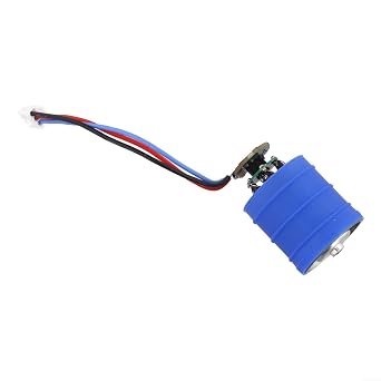 7.4V DC Brushless Turbo Fan Motor 80000 RPM High-Efficiency Cooling for Rapid Airflow Low for Voltage Blue Metal Compact Low-Maintenance Design for Automotive Industrial and Electronics