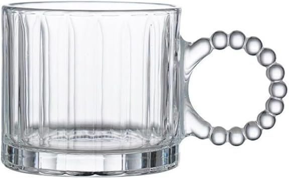 6l  Cam Boncuk Kulplu Bardak Seti   130 ml  effaf Kupa Bardak,  ay Kahve Su Me rubat  in  k ve Dayan kl  Tasar m