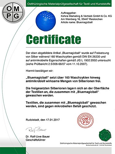 BlueMagicBall - Set van 2 wasballen stopt zweetgeur en bacteriën in de wasmachine en de wasmachine - Image 7