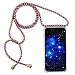 Produktbild 1stfeel Handykette kompatibel mit Oppo Reno 2,Anti Shock Strong TPU Case Cover,Smartphone Necklace Hülle zum Umhängen in