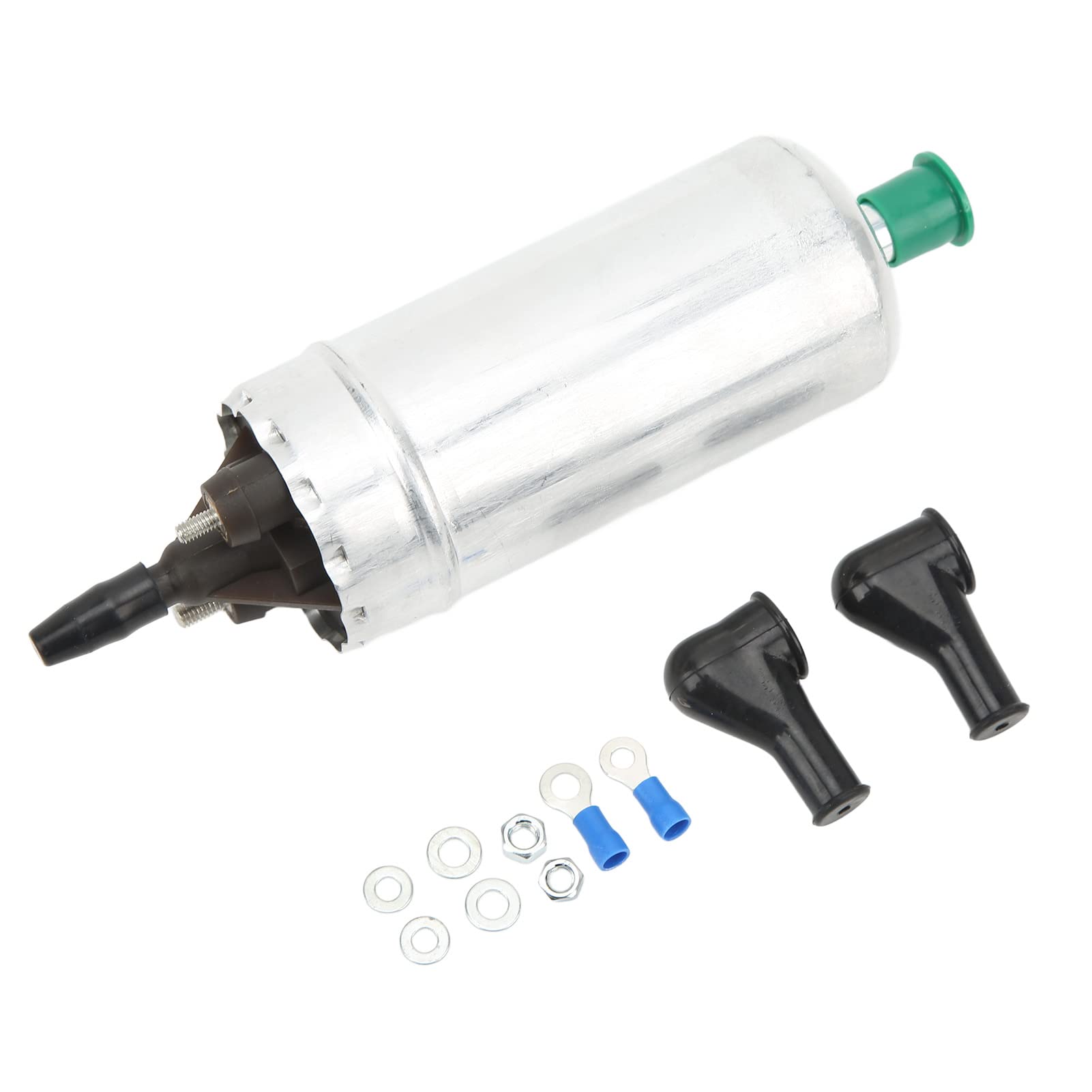 Fockety Pompe à Carburant électrique en Ligne, 12V 34 GPH Débit 3 Bar Pompe à Carburant Haute Pression Universelle, OEM 0580453911 0580463017 0580464023 Remplacement Automobile