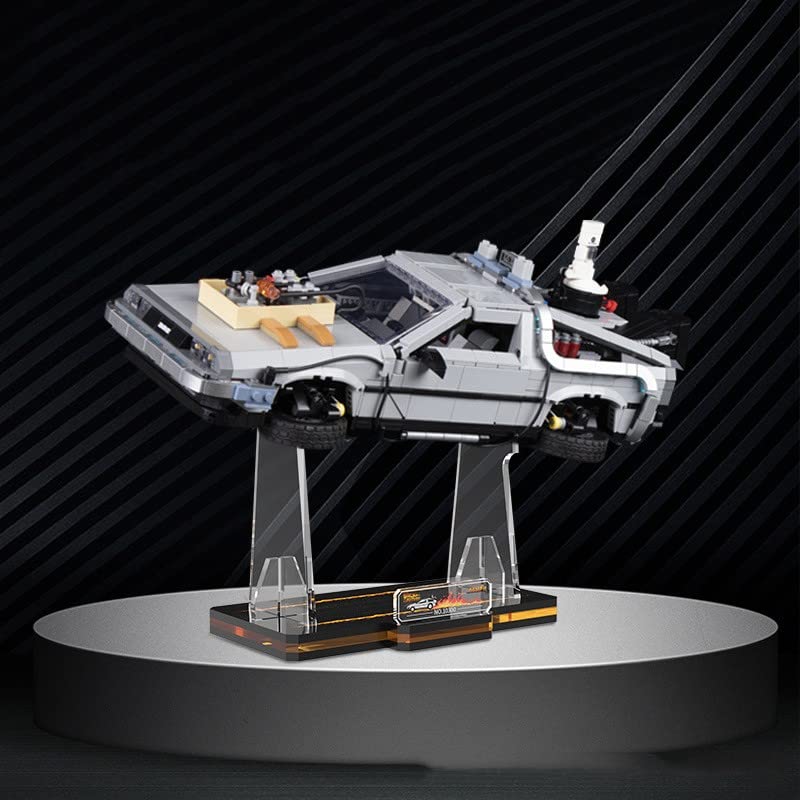 FYHCY Standard kompatibel mit Lego 10300 Back to The Future Series Time Machine Automodell, 5 mm Acrylständer kompatibel… – Bild 5