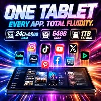 Laptok Android 16 Tablet 10,1 Zoll, 24GB RAM, 64GB ROM, WiFi 6, 6000mAh – Ansicht 3