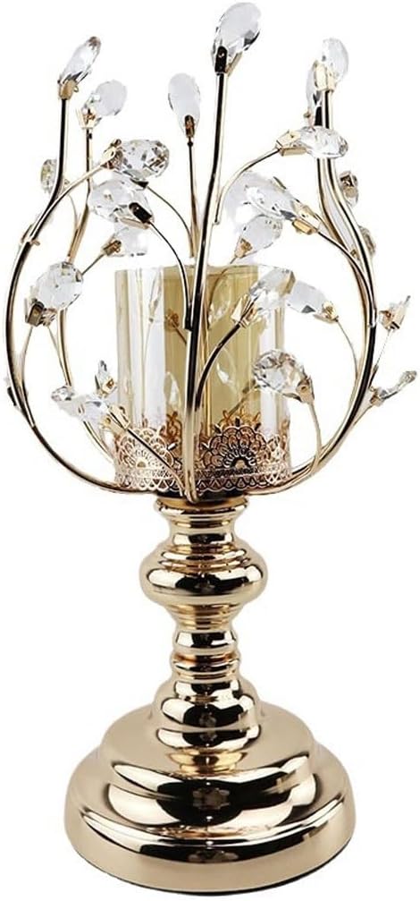 Amazon.com: Candlestick European-Style Candle Holder Metal Candle ...