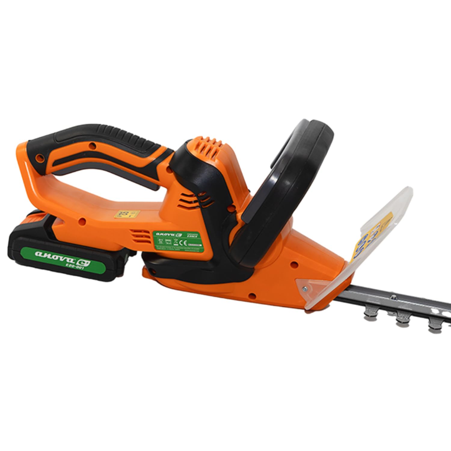 anova - Cortasetos Batería E+ 20V | Longitud Corte 540 mm | Capacidad Corte 18 mm | Grosor Hoja 1,6 mm | para Poda y Mantenimiento de Setos, Arbustos y Vegetación de Jardín | Diseño Robusto