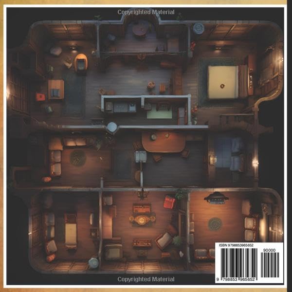 Mythical RPG Maps: Just Maps | Building Interiors 8.5 x 8.5 (Table Top RPG Game Maps) - Image 2