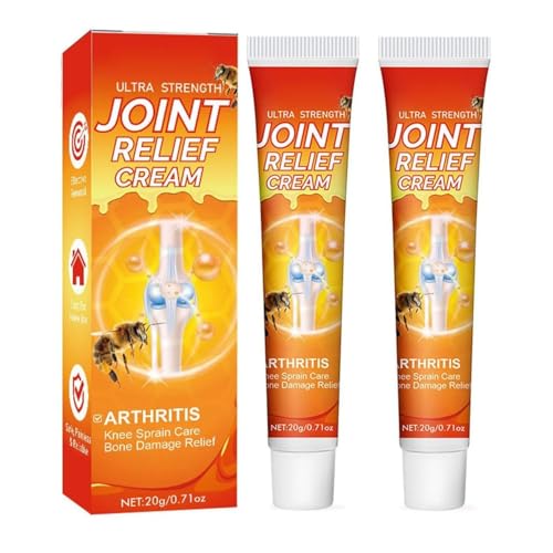 Crema Para El Alivio De Las Articulaciones Con Gordolobo, Crema Avanzada Para El Tratamiento De Articulaciones Y Huesos Con Propóleo, Para Espalda, Cuello, Pies Y Hombros (2pcs)