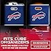Franklin Sports Buffalo Bills NFL Storage Bin - Collapsible Cube Container + Storage Basket - NFL Office, Bedroom + Living Room Décor - 11