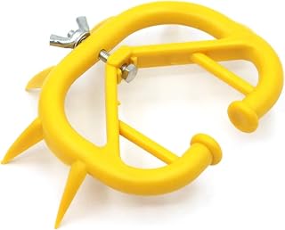 50 Pcs Calf Weaner Plastic Cattle Cow Nose Ring Milk Sucking Preventer Anti Sucking Milking Stop Kit Farm Livestock Supplies(Yellow)