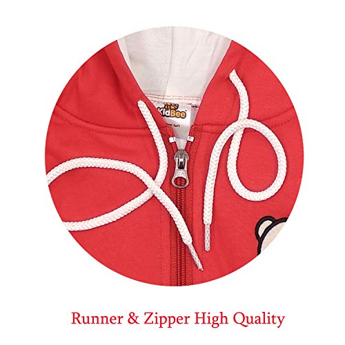 Image of Kidbee Baby Winter Jackets /Sweatshirt /Sweater /Hoodies for Boys & Girls with Hood and Zipper