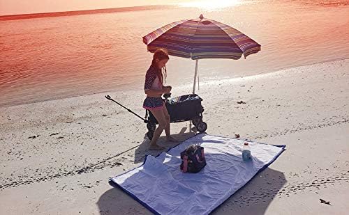 HANDSONIC Water Proof Picnic Blanket Warm, Outdoor Blankets Extra Large 55”x 79”, Lightweight and Windproof Camping Blanket for Camping, Hiking, Outdoor Festival, for Garden, Park, Beach